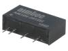 AM1DE-2412SZ, Преобразователь: DC/DC; 1Вт; Uвх:21,6?26,4В; 12ВDC; Iвых:83мА, AIMTEC