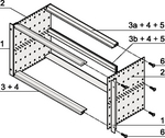 24561-051 [2 шт], Cover Plate 84 TE PU=2 ST, Schroff