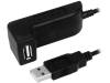 CU0036 Кабель; USB 2.0; гнездо USB A, вилка USB A; никелированные; 1,5м