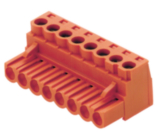 1527260000, BLZ 5.08/10/180 SN OR BX Female header Pitch 5.08 mm, 10 Poles, Weidmuller
