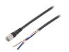 XS3F-M421-402-R, Соединительный кабель; M8; PIN: 4; прямой; 2м; вилка; 1А; 0?70°C, Omron