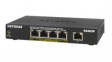 GS305P-200PES Ethernet Switch, RJ45 Ports 5, Unmanaged
