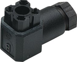 G4W1F BLACK, Cable socket 4, Hirschmann