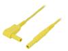 MSWFK A341/1/100/GE, Измерительный провод; ПВХ; 1м; желтый; 16А; Сечен.провода: 1мм2, Schutzinger