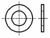 1404830 Шайба; круглая; M3; D=7мм; h=0,5мм; пластмасса; DIN:125A; BN:1074