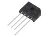 KBU6B, Однофазный выпрямительный мост; Urmax:100В; If:6А; Ifsm:175А, DC COMPONENTS