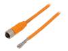 RKTS 4-182/10M, Соединительный кабель; M12; PIN: 4; прямой; 10м; вилка; 240ВAC; 4А, Lumberg Automation (Belden brand)
