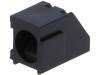 FIX-LED-6301, Корпус LED; 3мм; полиамид; угловой; черный; Кол-во диод:1; H:6,3мм, FIX&FASTEN