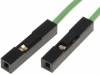CAB/AG Соединительный кабель; 250мм; Цвет: зеленый; PIN:1; Кол-во шт:10