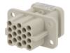 09120173101, Разъем: HDC; "мама"; Han Q; PIN:17; Compact; обжим, Harting