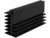 SK 514 100 SA, Радиатор: штампованный; черный; L:100мм; W:32мм; H:52мм; 2,2К/Вт, Fischer Elektronik