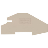 PAP PTR2.5/4/4AN, End Plate PAP PTR 30.2 x 2.5 x 97.5 mm beige, Weidmuller