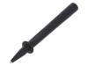 66.9390-21, Измерительный щуп; 32А; черный; Диам.конца:4мм; Длина:130мм, Staubli (former Multi-Contact )