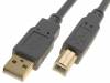 CAB-USBAB/3G, Кабель; USB 2.0; вилка USB A, вилка USB B; позолота; 3м, BQ CABLE (TME brand)