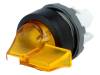 1SFA611215R1103 Переключатель: поворотный; 2; 22мм; желтый; Подсвет: MLB-1; IP66