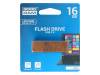 UEC2-0160N0R11, Флешка; USB 2.0; 16ГБ; коричневый; Считывание:20МБ/с, GOODRAM