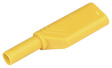 LAS S WS GELB / YELLOW Безопасные штекеры ø 4 mm желтый