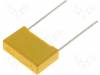MPBX2-47NR15, Конденсатор: полипропиленовый; Х2; 47нФ; 15мм; ±10%; 18x5x11мм, SR PASSIVES