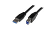 USB3SAB10M USB Cable USB-A Plug - USB-B Plug 10m USB 3.0 Black
