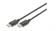 AK-340100-150-S Video Cable, DisplayPort Plug - DisplayPort Plug 15m