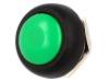 PS33BGR Переключатель: кнопочный; Положения: 2; 1A/250ВAC; зеленый; нет