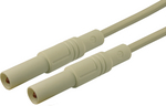 MLS GG 100/2.5 WEI / WHITE, Safety test lead diam. 4 mm white 100 cm CAT III, SKS Kontakttechnik