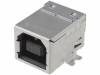 1734346-1, Гнездо; USB B; на плату; SMT; PIN:4; горизонтальный, TE Connectivity