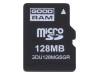 SDU128DSGRB, Карта памяти; промышленный; SD Micro, SLC; 128МБ; -40?85°C, GOODRAM
