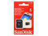 SDSDQM-008G-B35A, Карта памяти; SD HC Micro; 8ГБ; Класс скорости: Class 4, Sandisk