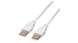 11998944 USB Cable USB-A Plug - USB-A Plug 4.5m White