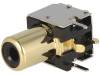 CC-134B/GOLD Гнездо; RCA; "мама"; экранированный; угловой 90°; THT; позолота