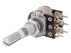PRP162G 2X100KA 32P-6, Потенциометр: осевой; 100кОм; 100мВт; ±20%; PCB, на панель; 6мм, TELPOD