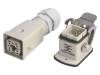 1802430000 HDC-KIT-HA 04.401 M, Разъем: HDC; "папа" + "мама"; гнездо + вилка; HA; PIN:5; 4+PE; M20, Weidmuller
