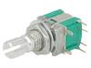 PS1010-20-KQ15A6.0-000, Переключатель: поворотно-импульсный; 0,1A/16ВDC; Ось: с насечкой, CTR