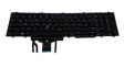 KB-2R2P6 Replacement Keyboard, DE (QWERTZ), 107 Keys, Backlit, Latitude E5550