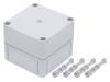 9505000 [6 шт], Корпус: универсальный; Х: 94мм; Y: 94мм; Z: 81мм; PK; поликарбонат, Rittal