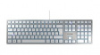 JK-1600EU-1 Slim Keyboard, SX, KC6000, EU US English with €/QWERTY, USB, Light Grey