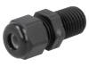 1.209.1201.31 Кабельный ввод; с удлиненной резьбой; M12; IP68; Мат-л: полиамид