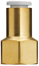 KQ2F10-03A, Straight plug-in connector Rc3/8-10.0 mm, SMC PNEUMATICS