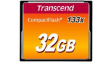 TS32GCF133 Memory Card, CompactFlash, 32GB, 50MB/s, 20MB/s