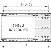 24560-053 [2 шт], Cover Plate 84 TE, Schroff