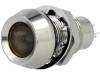 512-997-22, Индикат.лампа: LED; вогнутый; 24ВDC; Отв: O12,7мм; IP67; латунь, Marl