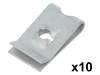 16037, Монтажная бляшка; 10шт., ROMIX