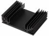 SK 185 50 SA, Радиатор: штампованный; TO3; черный; L:50мм; W:65мм; H:18мм, Fischer Elektronik