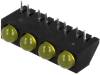 L-73CB/4YDA, LED; в корпусе, горизонтальн; Кол-во диод:4; 4,8мм; THT; желтый, Kingbright
