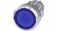 3SU1051-0AB50-0AA0 SIRIUS ACT Illuminated Push-Button front element Metal, glossy, blue