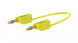 28.0073-20020 Test Lead, Green / Yellow, 2000mm, Brass