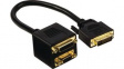 CCGP32953BK02 DVI-D Cable + VGA DVI-I 24 + 5-Pin Male - DVI-I 24 + 5-Pin Female/VGA Female 200