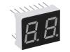 LDD040BUE-101A, Дисплей: LED; 7-сегментный; 10,16мм; красный; 6,5мкд; анод; II.зн:2, WENRUN
