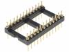 TMC-624-1-G, Панелька: DIP; PIN:24; 15,24мм; позолота; UL94V-0; THT; Шаг:2,54мм, ADAM TECH